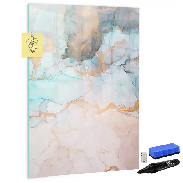 Magnettafel zum Beschreiben mit abstraktem Tintenmotiv