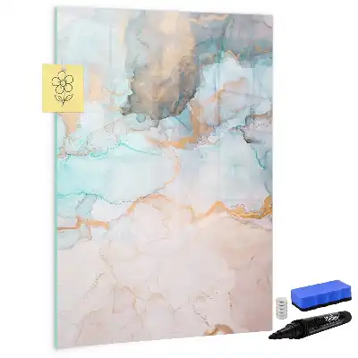 Magnettafel zum Beschreiben mit abstraktem Tintenmotiv