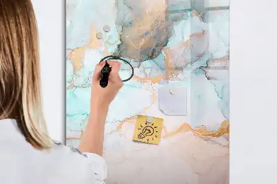Magnettafel zum Beschreiben mit abstraktem Tintenmotiv