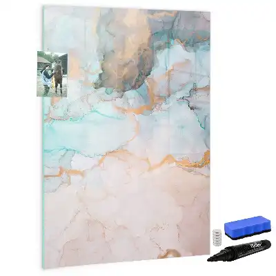 Magnettafel zum Beschreiben mit abstraktem Tintenmotiv