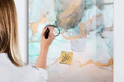 Magnettafel zum Beschreiben mit abstraktem Tintenmotiv