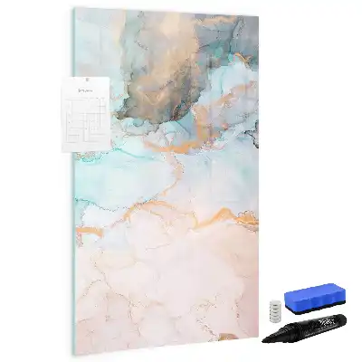 Magnettafel zum Beschreiben mit abstraktem Tintenmotiv