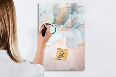 Magnettafel zum Beschreiben mit abstraktem Tintenmotiv