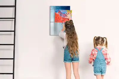 Magnettafel beschreibbar mit Motiv Wasser Abstraktion