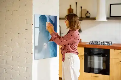 Magnettafel beschreibbar mit Motiv Wasser Abstraktion