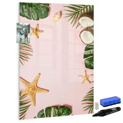 Magnettafel zum Beschreiben im Sommerrahmen