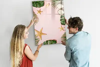 Magnettafel zum Beschreiben im Sommerrahmen