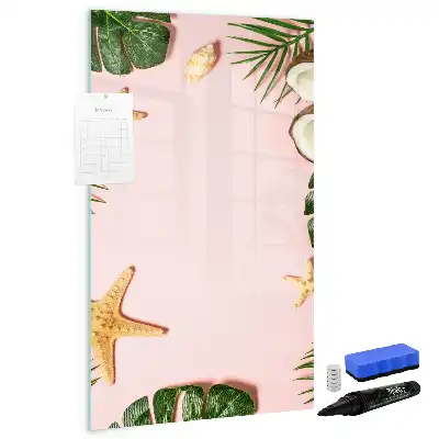 Magnettafel zum Beschreiben im Sommerrahmen