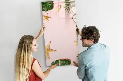 Magnettafel zum Beschreiben im Sommerrahmen