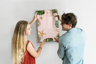 Magnettafel zum Beschreiben im Sommerrahmen