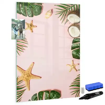 Magnettafel zum Beschreiben im Sommerrahmen
