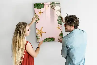 Magnettafel zum Beschreiben im Sommerrahmen