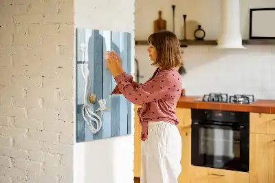 Magnettafel zum Beschriften Motiv Meereszubehör