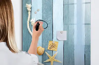 Magnettafel zum Beschriften Motiv Meereszubehör