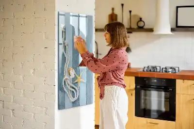 Magnettafel zum Beschriften Motiv Meereszubehör