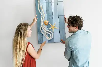 Magnettafel zum Beschriften Motiv Meereszubehör