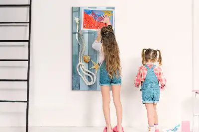 Magnettafel zum Beschriften Motiv Meereszubehör