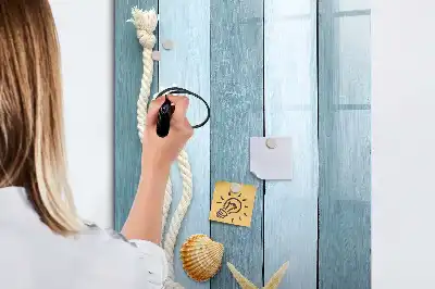 Magnettafel zum Beschriften Motiv Meereszubehör