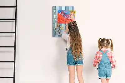 Magnettafel zum Beschriften Motiv Meereszubehör