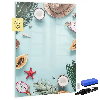 Magnettafel zum Schreiben Motiv Sommerkomposition