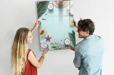 Magnettafel zum Schreiben Motiv Sommerkomposition