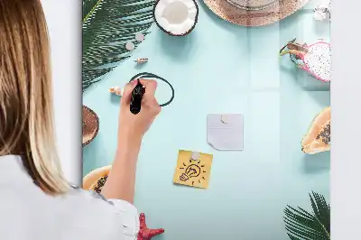 Magnettafel zum Schreiben Motiv Sommerkomposition