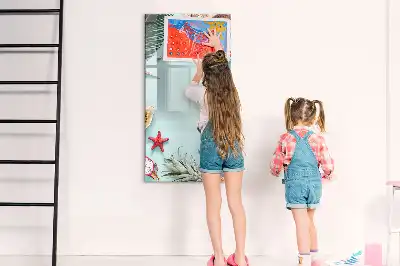 Magnettafel zum Schreiben Motiv Sommerkomposition