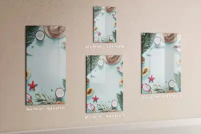 Magnettafel zum Schreiben Motiv Sommerkomposition