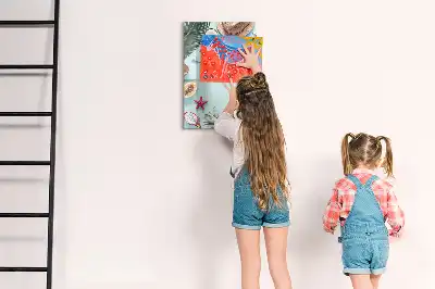 Magnettafel zum Schreiben Motiv Sommerkomposition