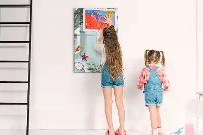 Magnettafel zum Schreiben Motiv Sommerkomposition
