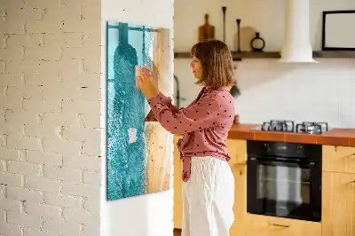 Beschreibbare Magnettafel mit Meeresstrand Motiv