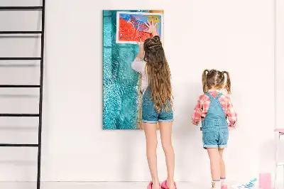 Beschreibbare Magnettafel mit Meeresstrand Motiv