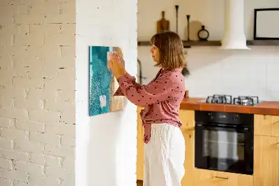 Beschreibbare Magnettafel mit Meeresstrand Motiv
