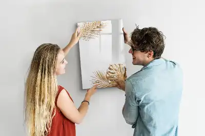 Magnettafel zum Beschreiben Design Goldene Blätter
