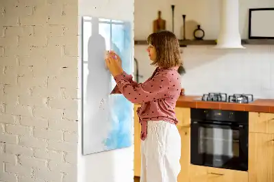 Magnettafel beschreibbar im Design Aquarellflecken