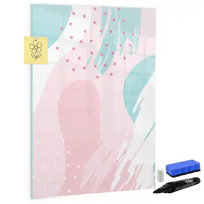 Magnettafel zum Schreiben mit Motiv Muster-Abstraktion