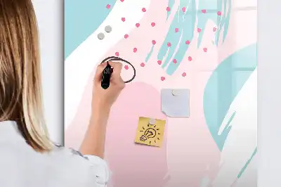 Magnettafel zum Schreiben mit Motiv Muster-Abstraktion