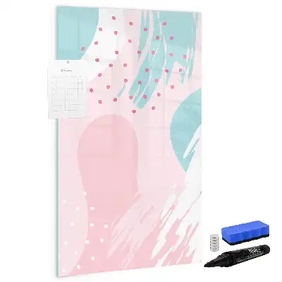 Magnettafel zum Schreiben mit Motiv Muster-Abstraktion