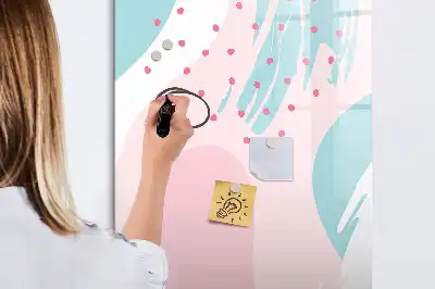 Magnettafel zum Schreiben mit Motiv Muster-Abstraktion