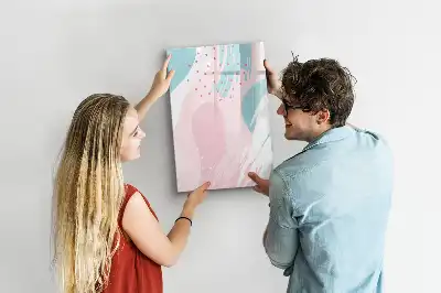 Magnettafel zum Schreiben mit Motiv Muster-Abstraktion