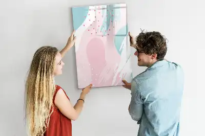 Magnettafel zum Schreiben mit Motiv Muster-Abstraktion