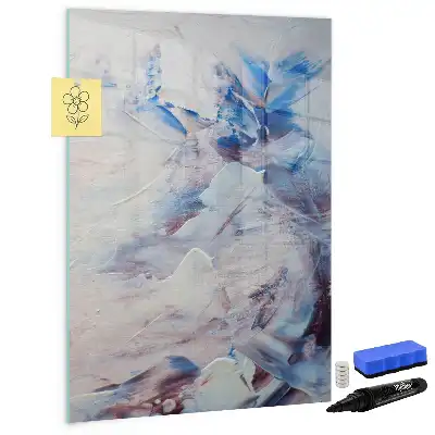 Magnettafel zum Beschreiben im Design Malerische Abstraktion