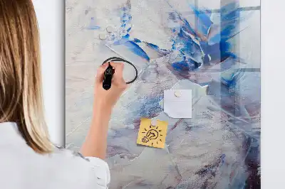 Magnettafel zum Beschreiben im Design Malerische Abstraktion
