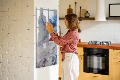 Magnettafel zum Beschreiben im Design Malerische Abstraktion