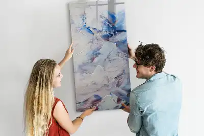 Magnettafel zum Beschreiben im Design Malerische Abstraktion