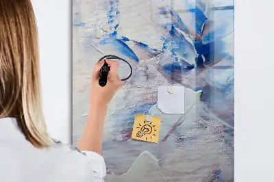 Magnettafel zum Beschreiben im Design Malerische Abstraktion