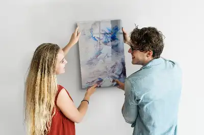 Magnettafel zum Beschreiben im Design Malerische Abstraktion