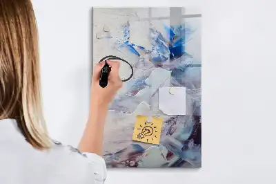 Magnettafel zum Beschreiben im Design Malerische Abstraktion