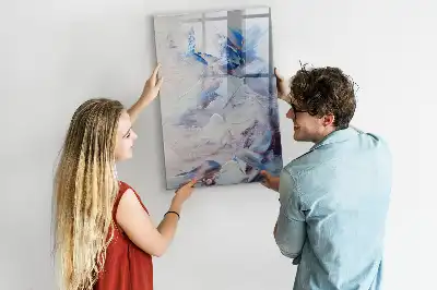 Magnettafel zum Beschreiben im Design Malerische Abstraktion