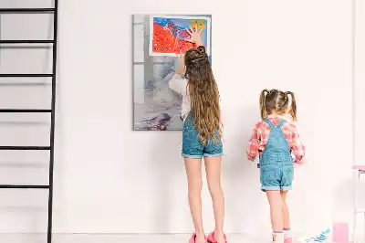 Magnettafel zum Beschreiben im Design Malerische Abstraktion